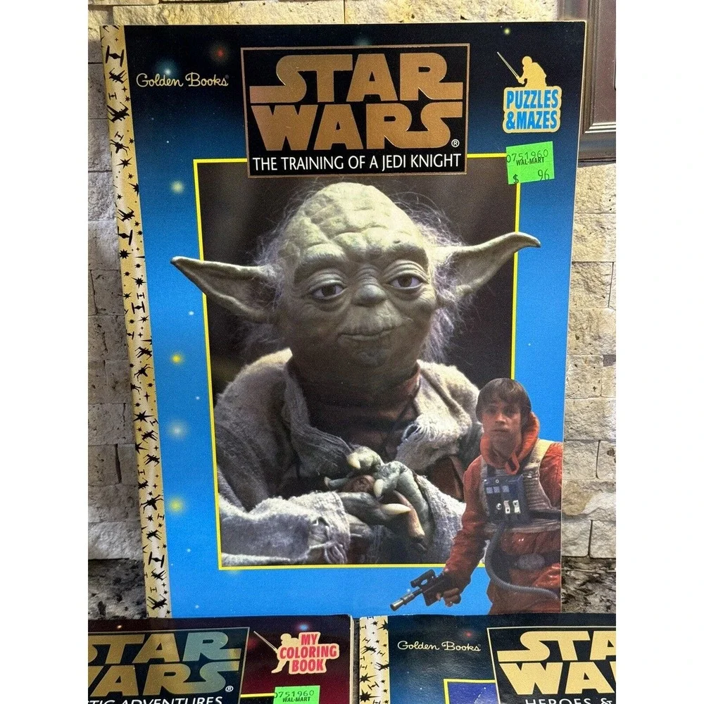 Vintage‎ Star Wars Activity And Coloring Books Lot 1997 Lot Of 3 Unused Books